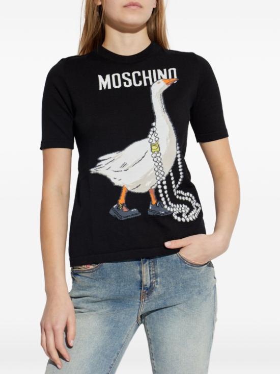 26SS 모스키노 스웨터 V0919 0502 3555 Black - MOSCHINO