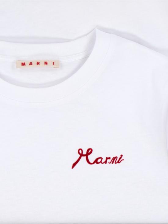 26SS 마르니 반팔 티셔츠 THJE0293PD USCY81LOW01 White - MARNI