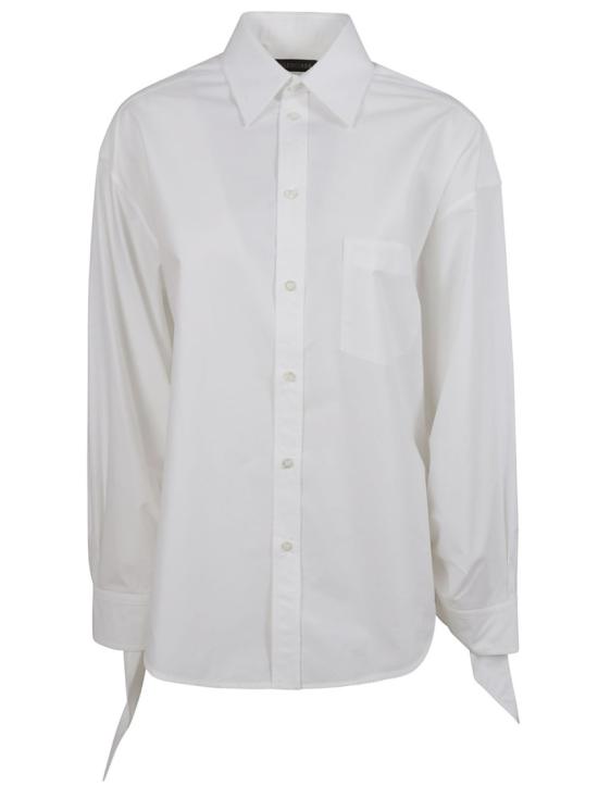 25SS 발렌시아가 셔츠 830990WTRM289000 White