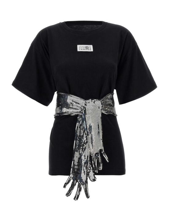 26SS MM6 메종마르지엘라 반팔 티셔츠 1324131 Black