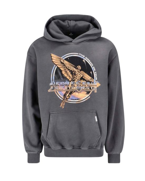 26SS 리프레젠트 후드 티셔츠 682325 Grey