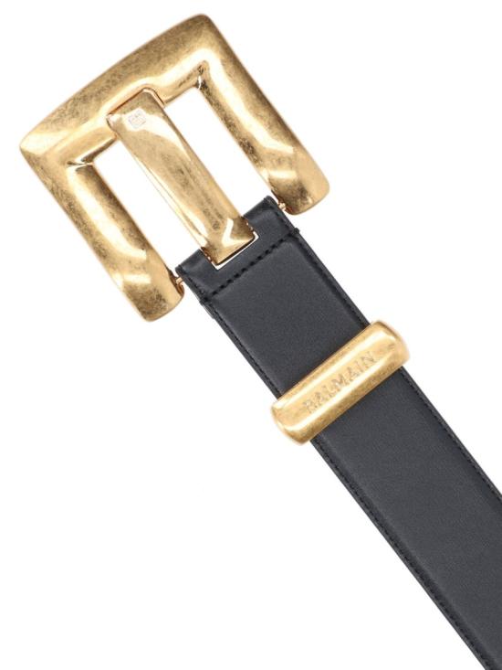 26SS 발망 레귤러 벨트 GN1WJ192LSLX0PA Black - BALMAIN