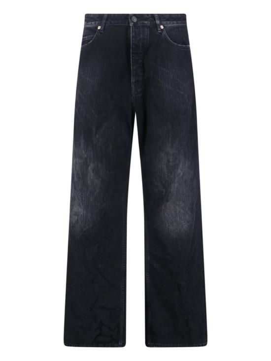 25FW 발렌시아가 데님 팬츠 851352 TTW671037 Black