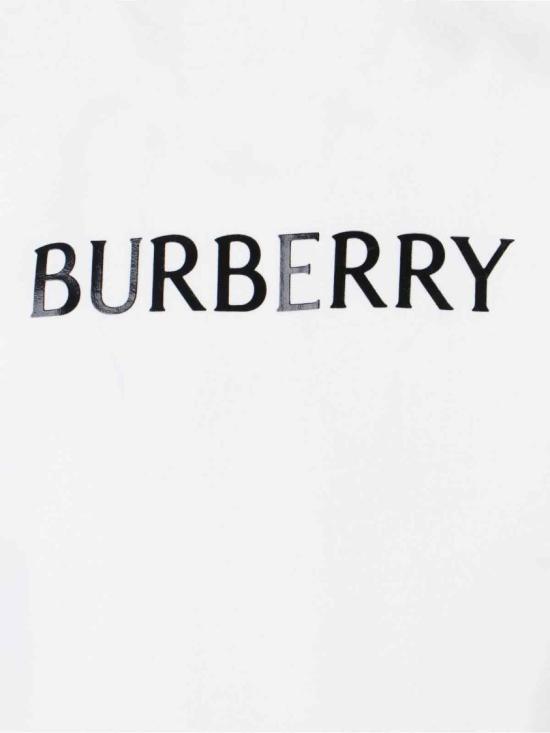 26SS 버버리 로고 코튼 티셔츠 8122389B7078 White - BURBERRY