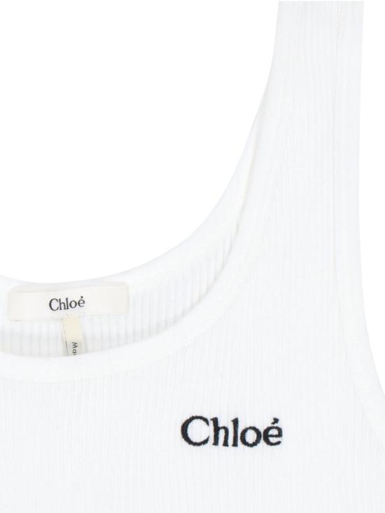 26SS 끌로에 민소매 티셔츠 25SJH12180101 White - CHLOE