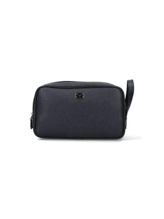 26SS 돌체앤가바나 Sicily calfskin necessaire 파우치 BT3310 BG66280999 Black