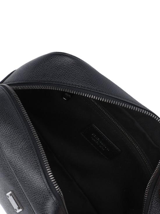26SS 돌체앤가바나 Sicily calfskin necessaire 파우치 BT3310 BG66280999 Black - DOLCE & GABBANA