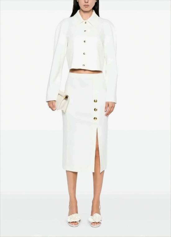 25FW 핑코 자켓 105784 A24C Z05 White - PINKO