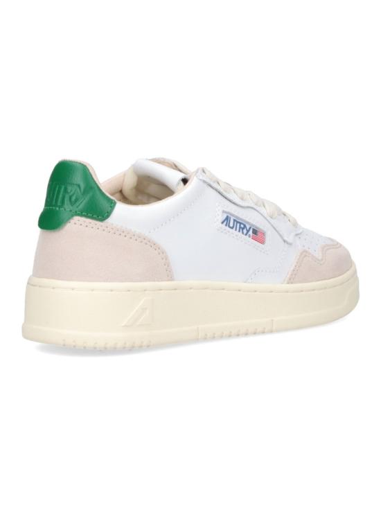 26SS 오트리 메달리스트 로우 레더 스니커즈 AULWLS23 White - AUTRY