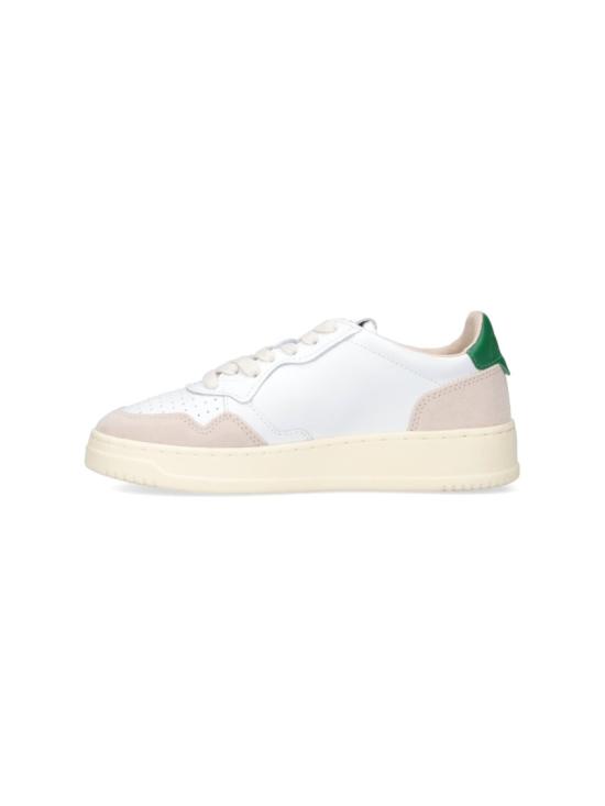 26SS 오트리 메달리스트 로우 레더 스니커즈 AULWLS23 White - AUTRY