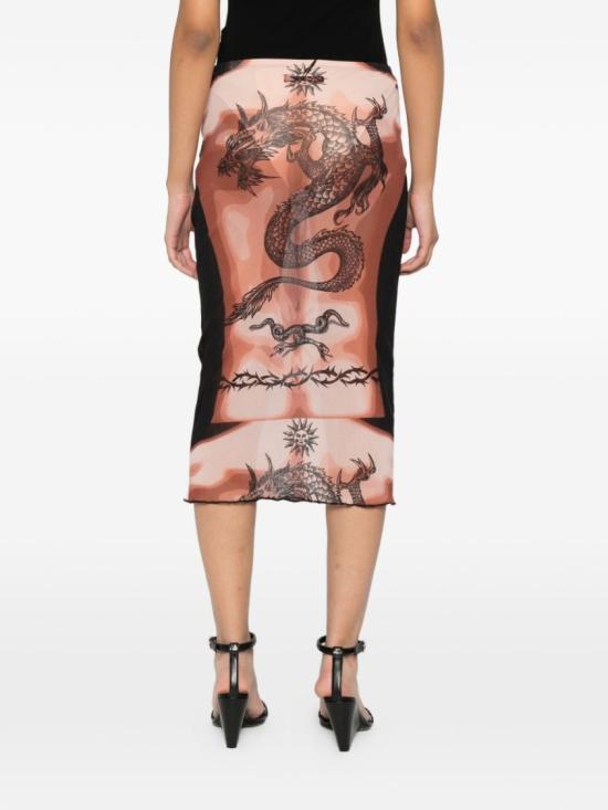 26SS 장 폴 고티에 롱 스커트 SK044 M026P 636000 Pink - JEAN PAUL GAULTIER