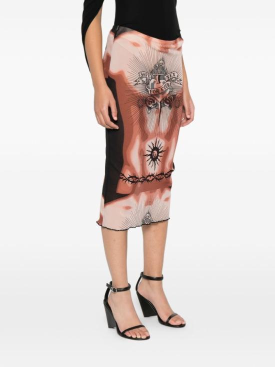 26SS 장 폴 고티에 롱 스커트 SK044 M026P 636000 Pink - JEAN PAUL GAULTIER