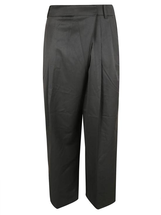 25FW 가니 스트레이트 팬츠 W0799 099 Black