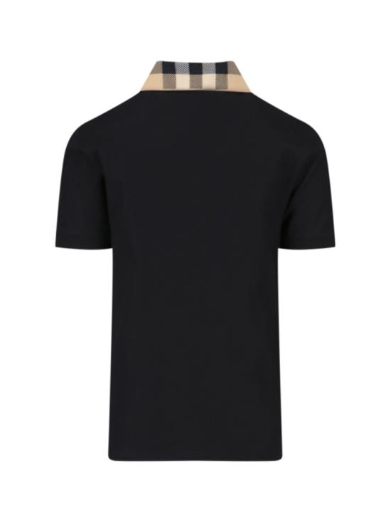 26SS 버버리 코튼 폴로 셔츠 8071620A1189 Black - BURBERRY