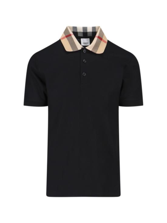 26SS 버버리 코튼 폴로 셔츠 8071620A1189 Black