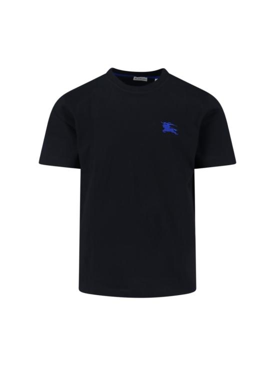 26SS 버버리 EKD 자수 코튼 티셔츠 8121702A1189 Black