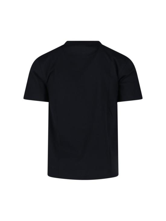 26SS 버버리 EKD 자수 코튼 티셔츠 8121702A1189 Black - BURBERRY