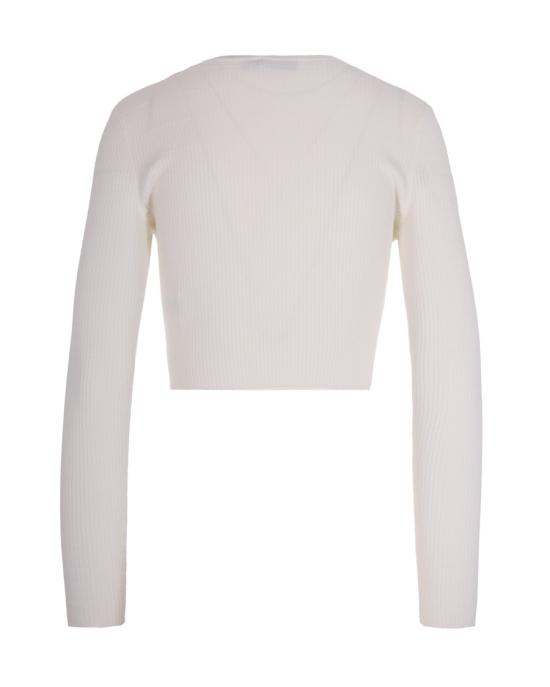 26SS 엘리자베타프랜치 가디건 2057265 White - ELISABETTA FRANCHI