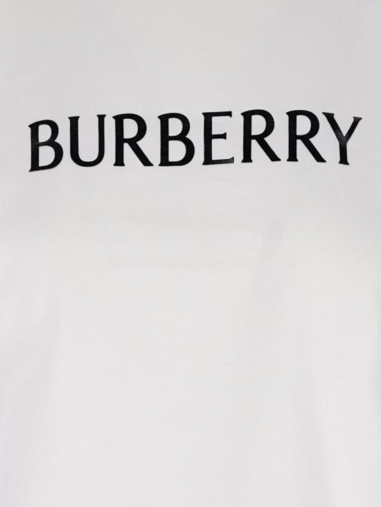 26SS 버버리 로고 코튼 티셔츠 8118978B7078 White - BURBERRY