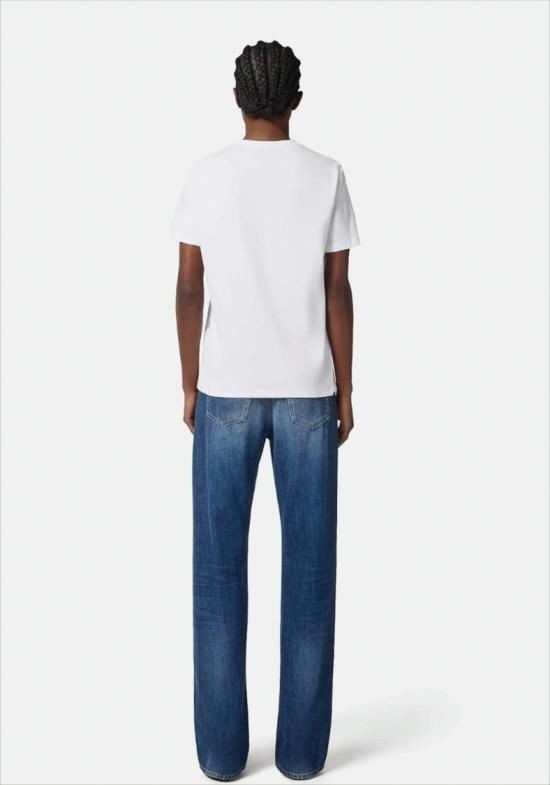 25FW 엘리자베타프랜치 반팔 티셔츠 MA02856E2 270 White - ELISABETTA FRANCHI