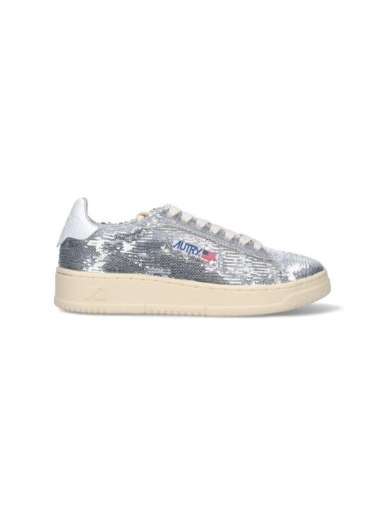 25FW 오트리 달라스 로우 고트스킨 스니커즈 ADLWTI05 Silver