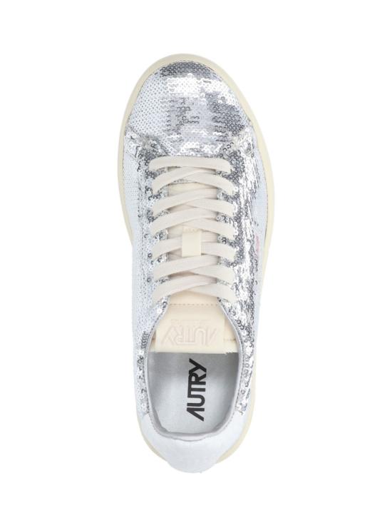 25FW 오트리 달라스 로우 고트스킨 스니커즈 ADLWTI05 Silver - AUTRY