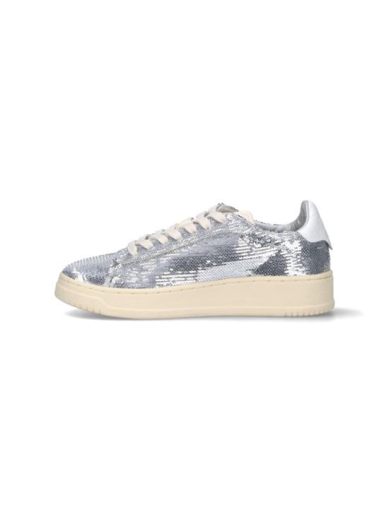 25FW 오트리 달라스 로우 고트스킨 스니커즈 ADLWTI05 Silver - AUTRY
