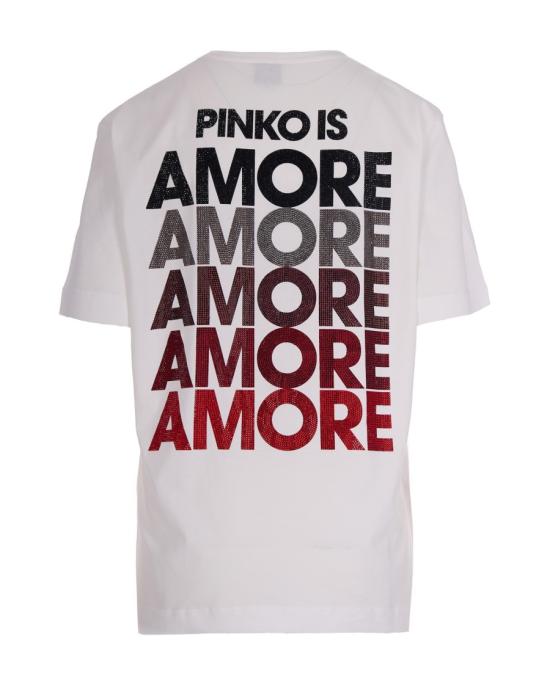 26SS 핑코 반팔 티셔츠 9519991 White - PINKO