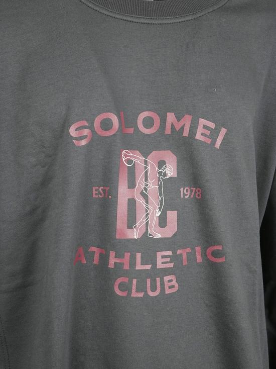 25FW 브루넬로 쿠치넬리 테크노 코튼 프렌치 테리 프린트 스웨트셔츠 MW8633380G C9653 Grey - BRUNELLO CUCINELLI