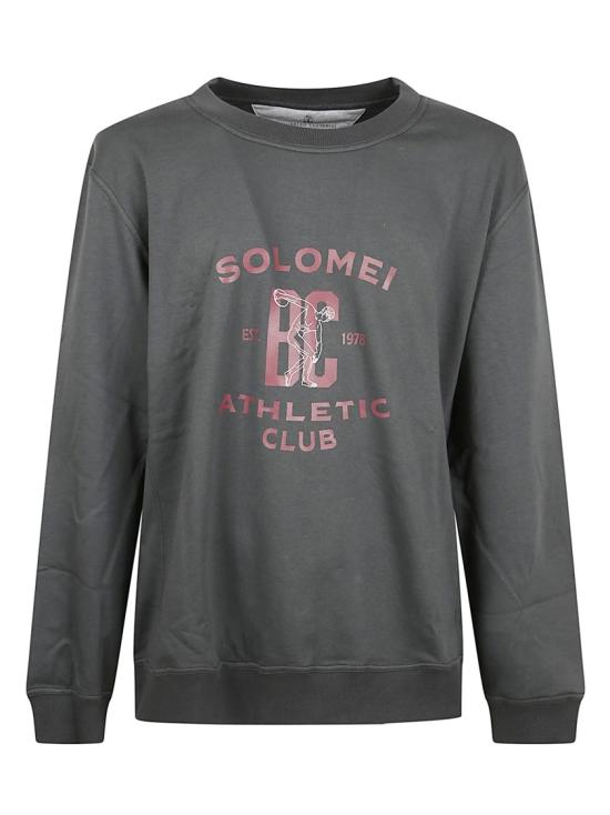 25FW 브루넬로 쿠치넬리 테크노 코튼 프렌치 테리 프린트 스웨트셔츠 MW8633380G C9653 Grey