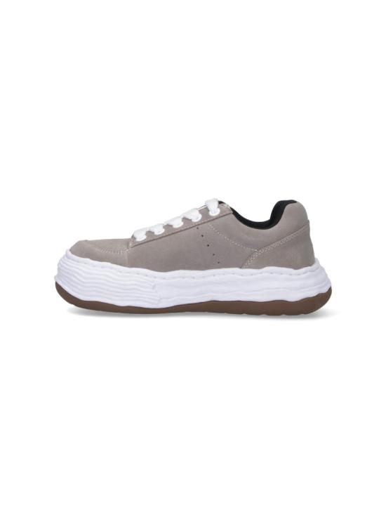 25FW 메종 미하라 야스히로 올리버 OG 솔 스웨이드 로우탑 스니커즈 A15FW702GRAY Grey - MAISON MIHARA YASUHIRO