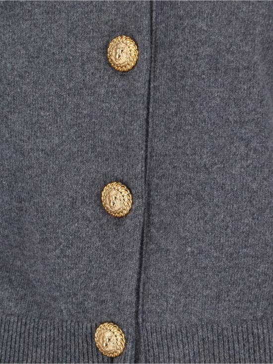 26SS 발망 가디건 GF1KL270KI879AY Grey - BALMAIN