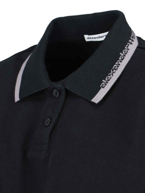 26SS 알렉산더 왕 폴로 티셔츠 4CC1261207001 Black - ALEXANDER WANG