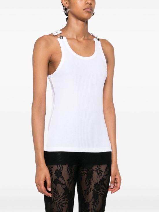 26SS 장 폴 고티에 민소매 티셔츠 TO380 J014 01 White - JEAN PAUL GAULTIER