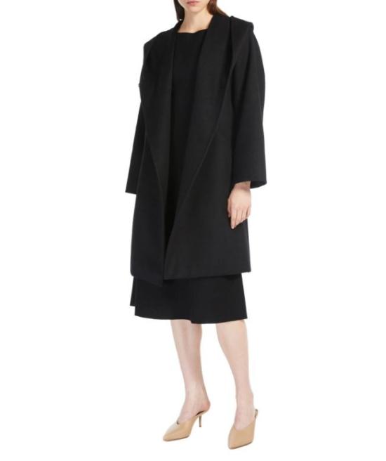 25FW 막스마라 코트 25260161392600 013 Black - MAX MARA