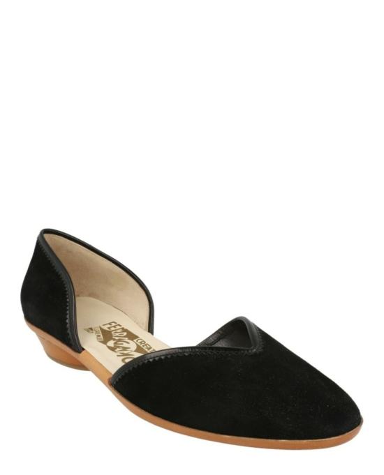  살바토레 페라가모 플랫 슈즈 01A736 599890 M 00002 6 Black - SALVATORE FERRAGAMO