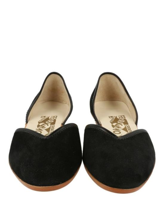  살바토레 페라가모 플랫 슈즈 01A736 599890 M 00002 6 Black - SALVATORE FERRAGAMO