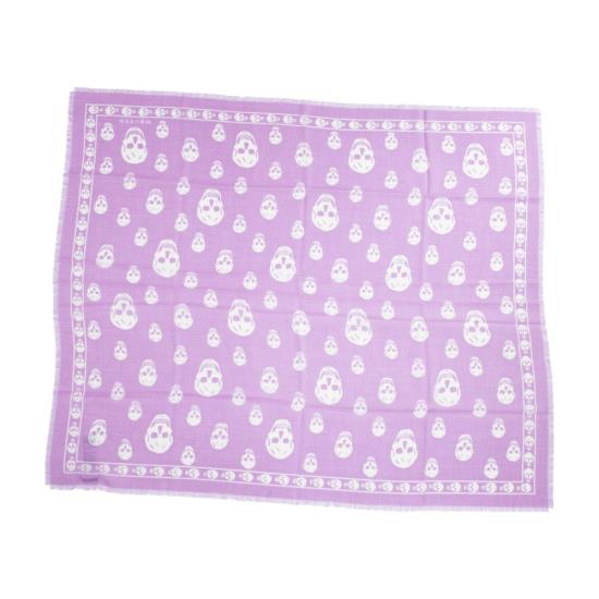 25FW 알렉산더 맥퀸 머플러/스카프 8078893222Q5378 Purple - ALEXANDER MCQUEEN