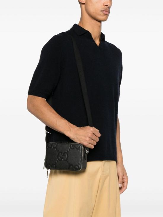 25FW 구찌 GG 점보 미니백 816958AABY71000 Black - GUCCI