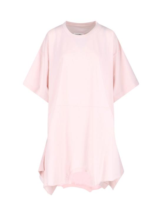 26SS MM6 메종마르지엘라 코튼 저지 드레스 S52CT0795 M20170231 Pink