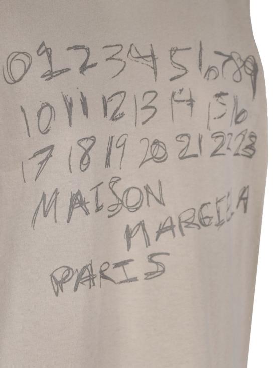 26SS 마르지엘라 뉴메리컬 코튼 티셔츠 S51GC0544 S24575119 Neutrals - MAISON MARGIELA