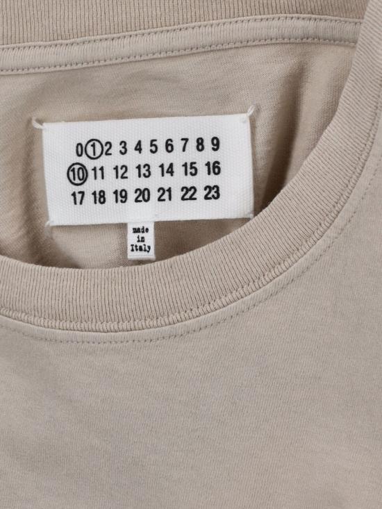 26SS 마르지엘라 뉴메리컬 코튼 티셔츠 S51GC0544 S24575119 Neutrals - MAISON MARGIELA
