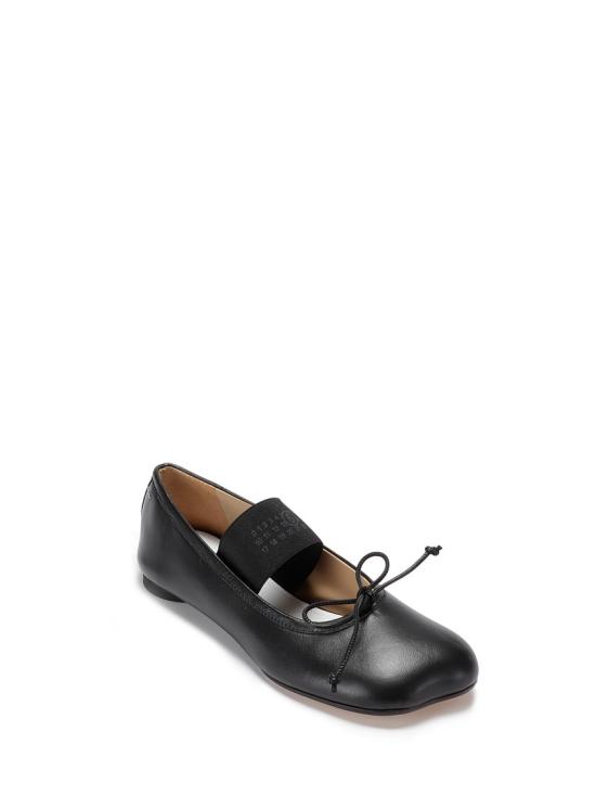  MM6 메종마르지엘라 플랫 슈즈 S59WZ0099P3628 Black - MM6 MAISON MARGIELA