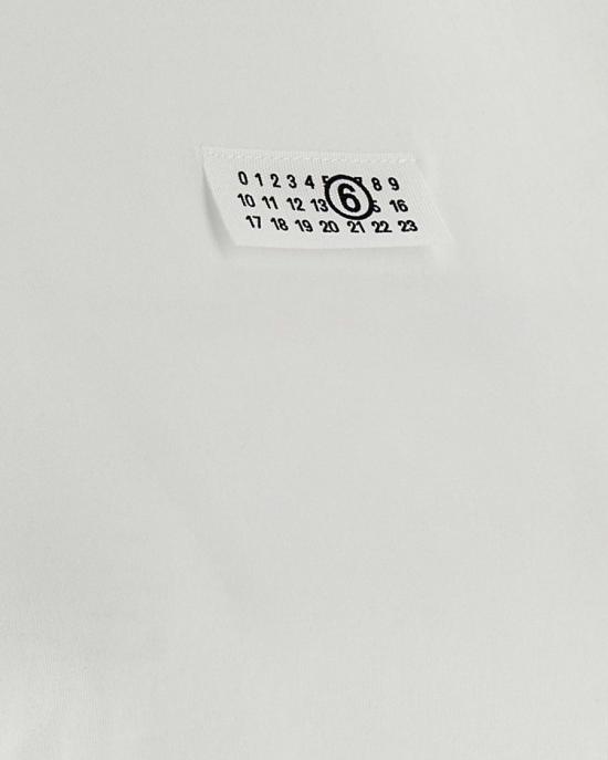 26SS MM6 메종마르지엘라 반팔 티셔츠 2436164 White - MM6 MAISON MARGIELA