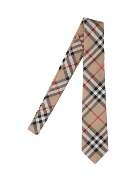 26SS 버버리 체크 실크 타이 8011693A7026 Neutrals