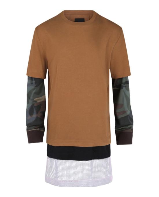  지방시 반팔 티셔츠 BM71K7 3YGS 960 90006 L Brown