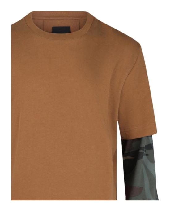  지방시 반팔 티셔츠 BM71K7 3YGS 960 90006 L Brown - GIVENCHY