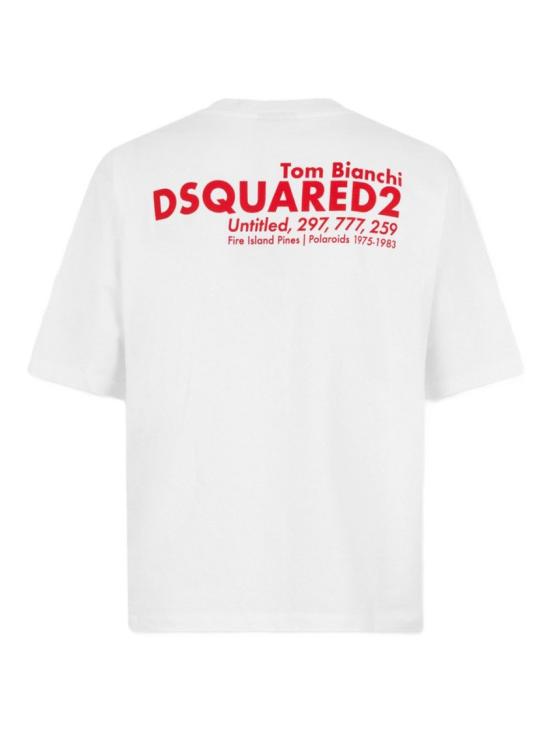 26SS 디스퀘어드2 반팔 티셔츠 S74GD1550 D20106 100 White - DSQUARED2