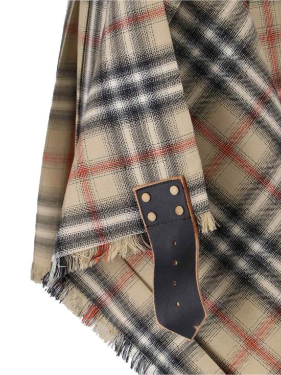 26SS 버버리 체크 울 미니 킬트 8118152B9368 Neutrals - BURBERRY