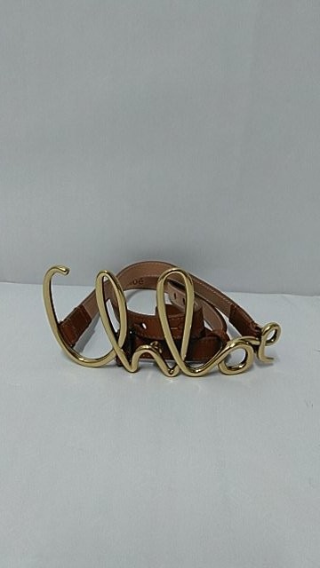 25FW 끌로에 슬림 벨트 CHC24AC066SFB26M Brown - CHLOE